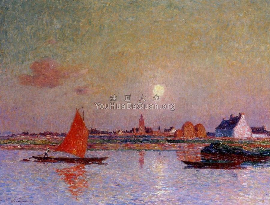 The Return of the Sailboat - 费迪南德·卢瓦扬